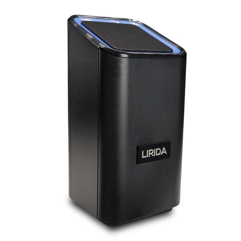 Caixa de Som Pichau Lirida, 11W RMS, Led Azul, USB, Preto, PG-LRD-BLUE01