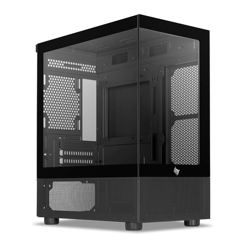 Gabinete Gamer Pichau Magpie 4, Mid-Tower, Lateral de Vidro, Preto, PG-MAG4-BK