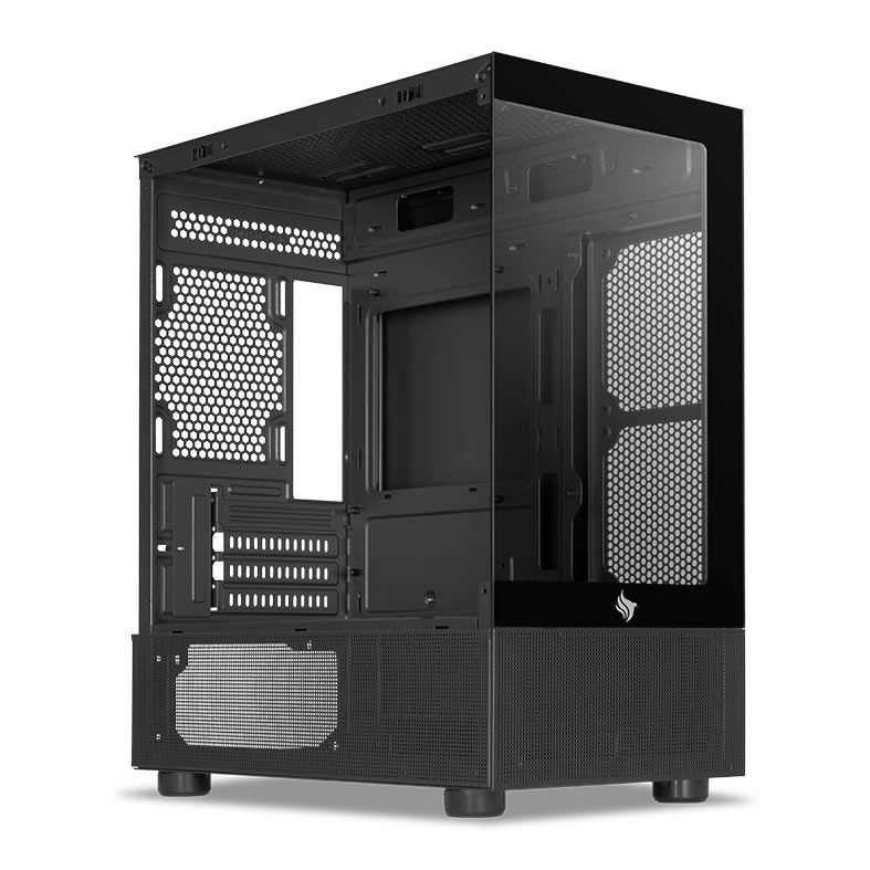 Gabinete Gamer Pichau Magpie 4, Mid-Tower, Lateral de Vidro, Preto, PG-MAG4-BK