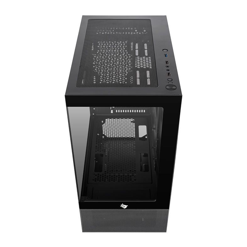 Gabinete Gamer Pichau Magpie 4, Mid-Tower, Lateral de Vidro, Preto, PG-MAG4-BK