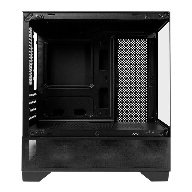 Gabinete Gamer Pichau Magpie 4B, Mini-Tower, Lateral de Vidro, Preto, PG-MAG4B-BK