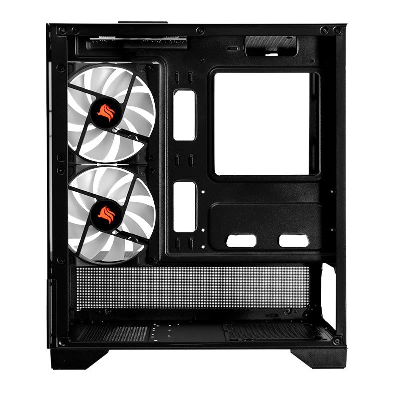 Gabinete Gamer Pichau Magpie 4B, Mini-Tower, Lateral de Vidro, Com 2 Fans, Preto, PG-MAG4B-BK2