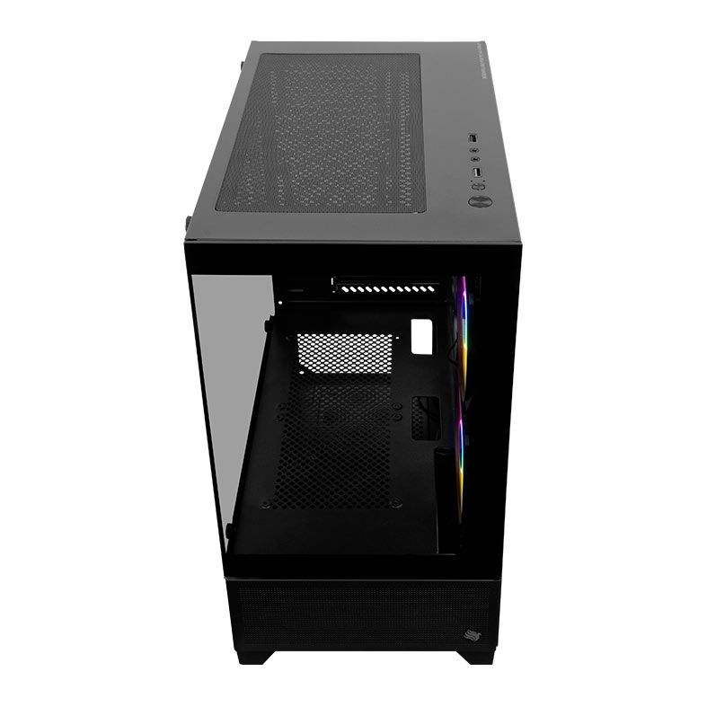 Gabinete Gamer Pichau Magpie 4B, Mini-Tower, Lateral de Vidro, Com 2 Fans, Preto, PG-MAG4B-BK2