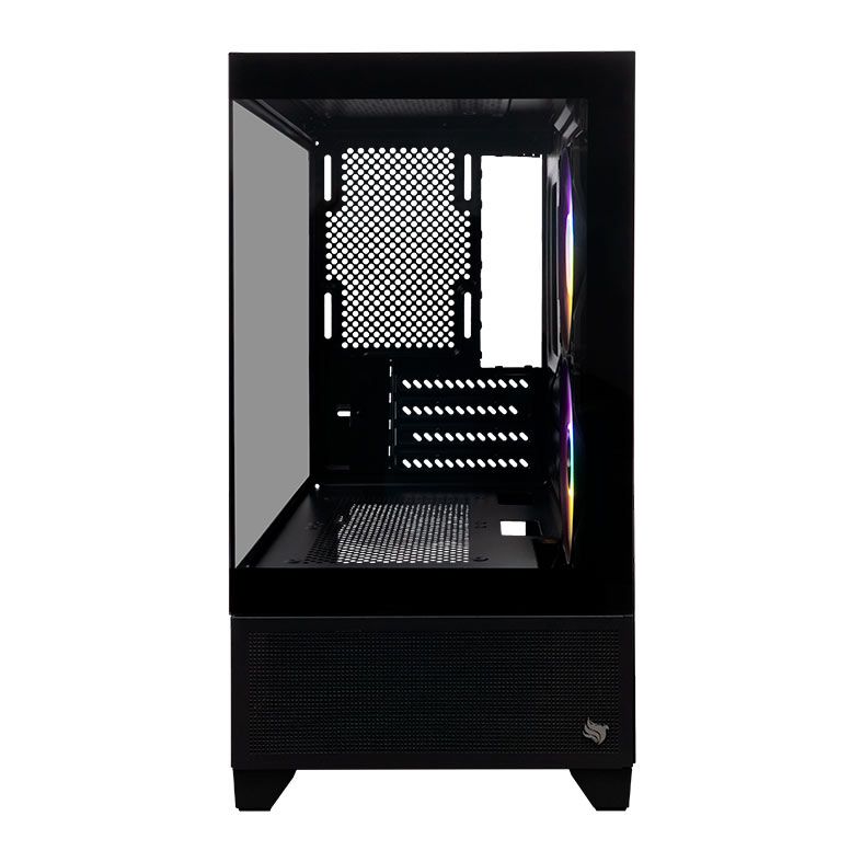 Gabinete Gamer Pichau Magpie 4B, Mini-Tower, Lateral de Vidro, Com 2 Fans, Preto, PG-MAG4B-BK2