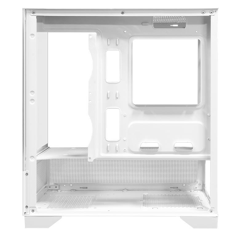 Gabinete Gamer Pichau Magpie 4B, Mini-Tower, Lateral de Vidro, Branco, PG-MAG4B-WH