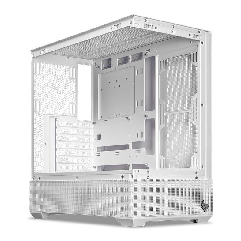 Gabinete Gamer Pichau Magpie 4X, Mid-Tower, Lateral de Vidro, Branco, PG-MAG4X-WH