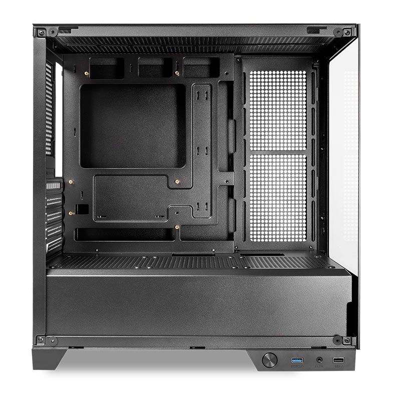 Gabinete Gamer Pichau Magpie 4XB, Mini-Tower, Lateral de Vidro, Preto, PG-MAG4XB-BK