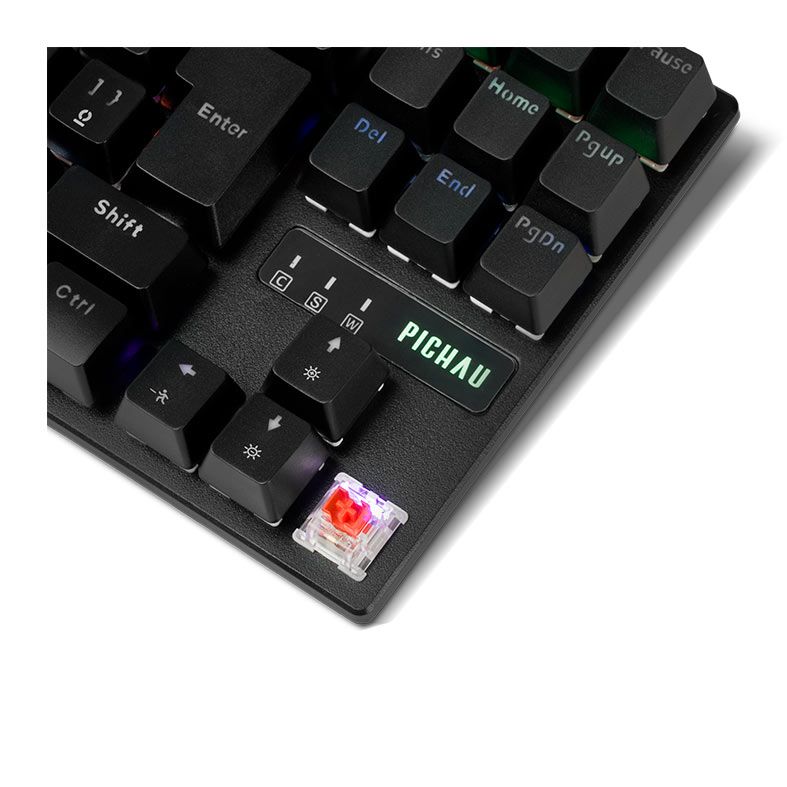 Combo Gamer Pichau Netuno V3 4x1 Teclado Mecanico ABNT2, Mouse 12800DPI, Mousepad Medio, Headset Drivers 50mm, PG-NTNG-RBW01
