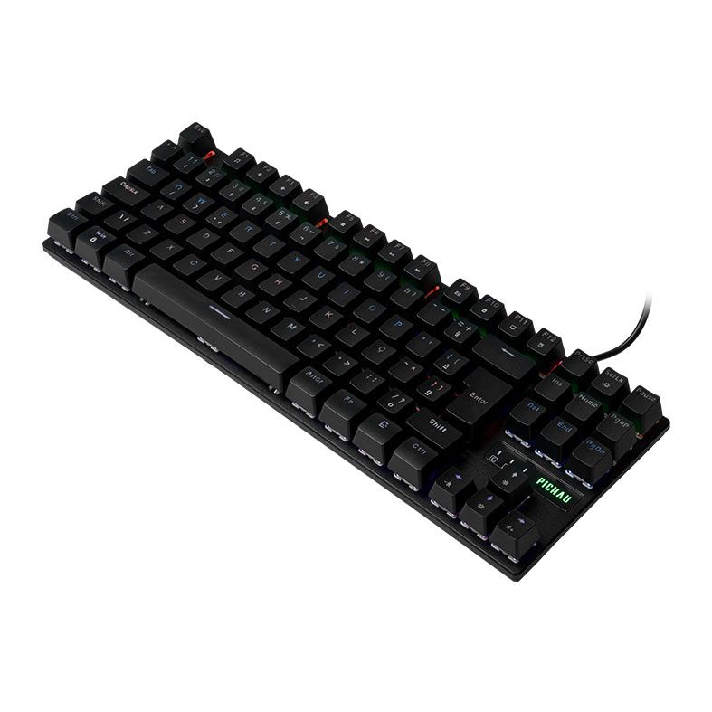 Combo Gamer Pichau Netuno V3 4x1 Teclado Mecanico ABNT2, Mouse 12800DPI, Mousepad Medio, Headset Drivers 50mm, PG-NTNG-RBW01