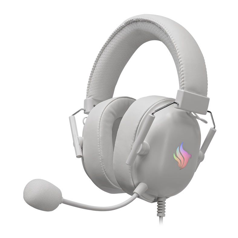 Combo Gamer Pichau Netuno V2 4x1, Rainbow, Teclado Mecanico ABNT2, Mouse 4200DPI, Mousepad Medio, Headset Drivers 50mm, Branco, PG-NTNX-WH01