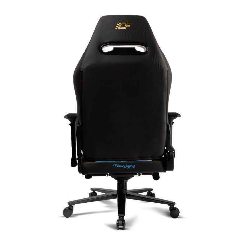 Cadeira Gamer Pichau Nova ACF, Espuma Moldada, Braco 4D, Preta e Azul, PG-NVA-ACF