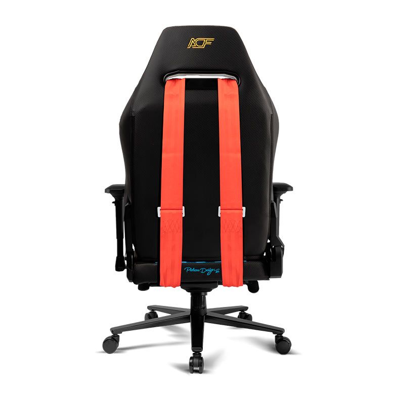 Cadeira Gamer Pichau Nova ACF, Espuma Moldada, Braco 4D, Preta e Azul, PG-NVA-ACF