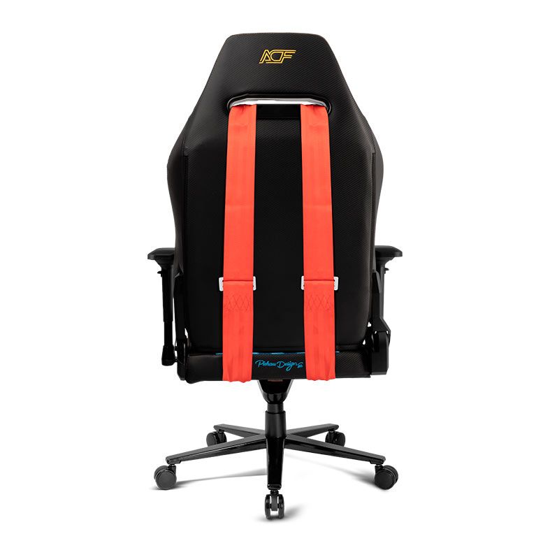 Cadeira Gamer Pichau Nova ACF, Espuma Moldada, Braco 4D, Preta e Azul, PG-NVA-ACF