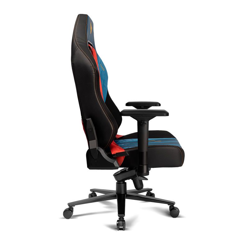 Cadeira Gamer Pichau Nova ACF, Espuma Moldada, Braco 4D, Preta e Azul, PG-NVA-ACF