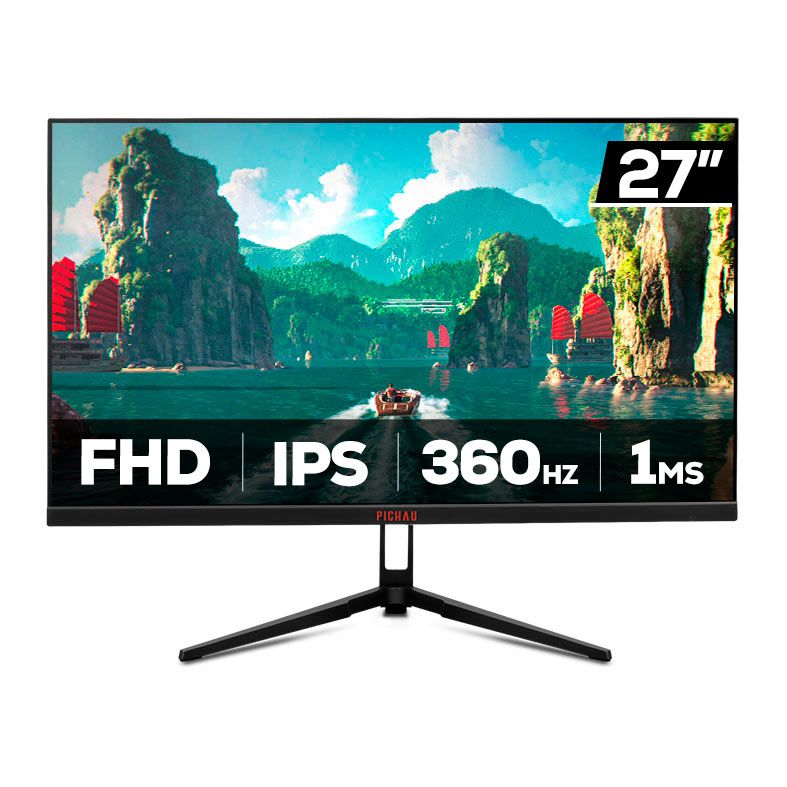 Monitor Gamer Pichau Nexus S362, 27 Pol, IPS, FHD, 1ms, 360Hz, FreeSync, HDMI/DP, PG-NXS362-BL01
