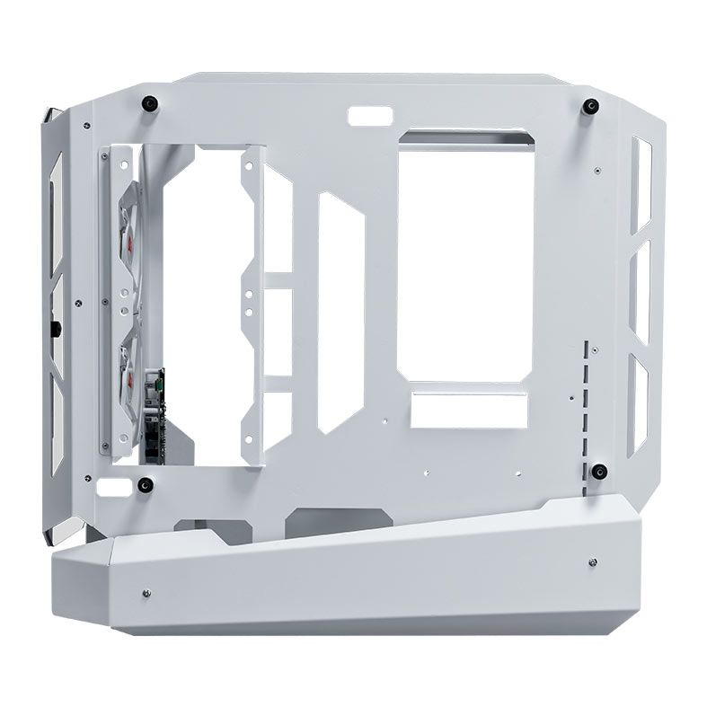Gabinete Gamer Pichau Odysseus, RGB, Mid-Tower, Lateral de Vidro, Com 3 Fans, Branco, PG-ODY-WH3F