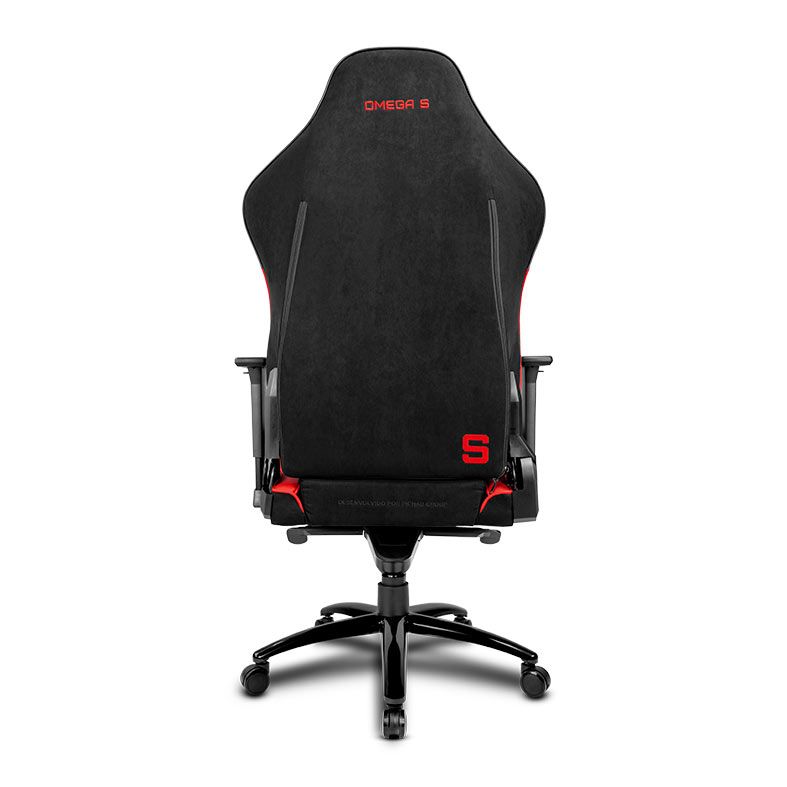 Cadeira Gamer Pichau Omega S, Espuma Moldada, Braco 3D, Preta e Vermelha, PG-OMGS-BR01