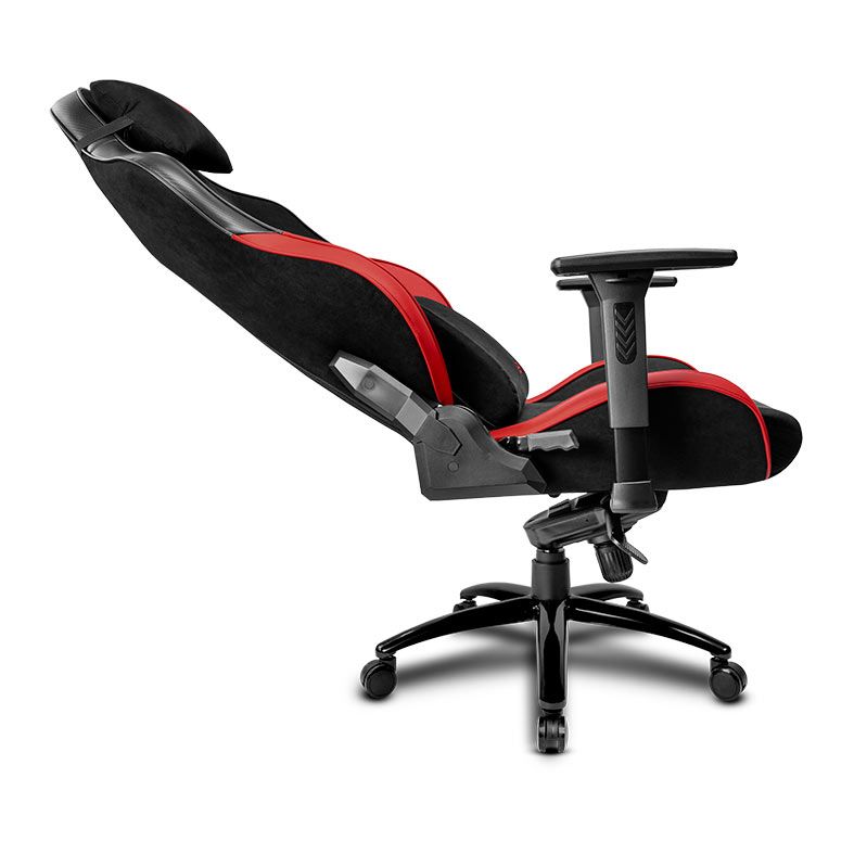 Cadeira Gamer Pichau Omega S, Espuma Moldada, Braco 3D, Preta e Vermelha, PG-OMGS-BR01