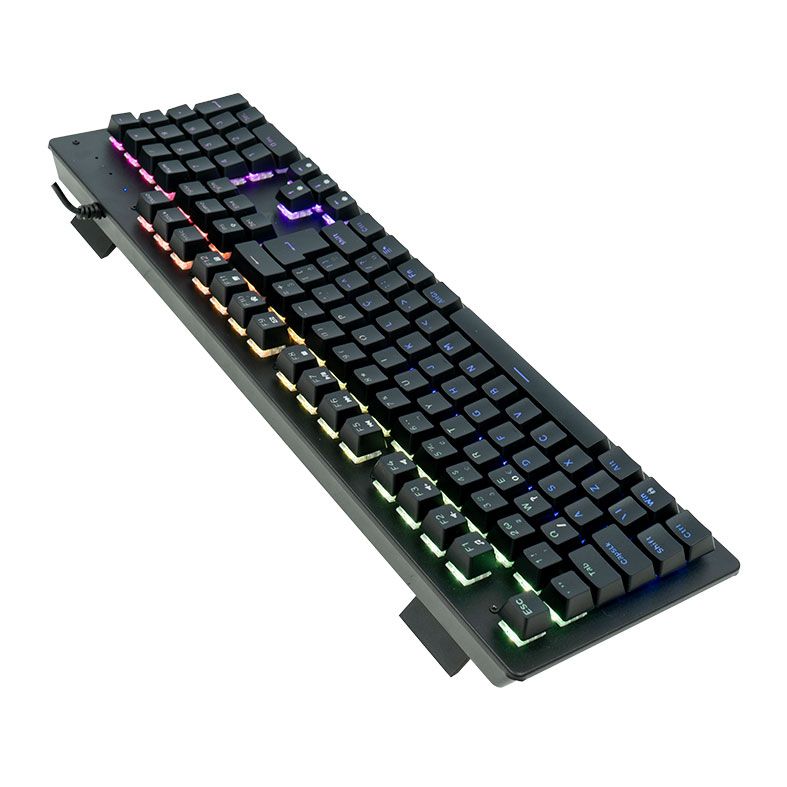 Teclado Mecanico Gamer Pichau P632 Aurum, RGB, Switch Kailh Azul, Preto, PG-P632A-RGB01BU