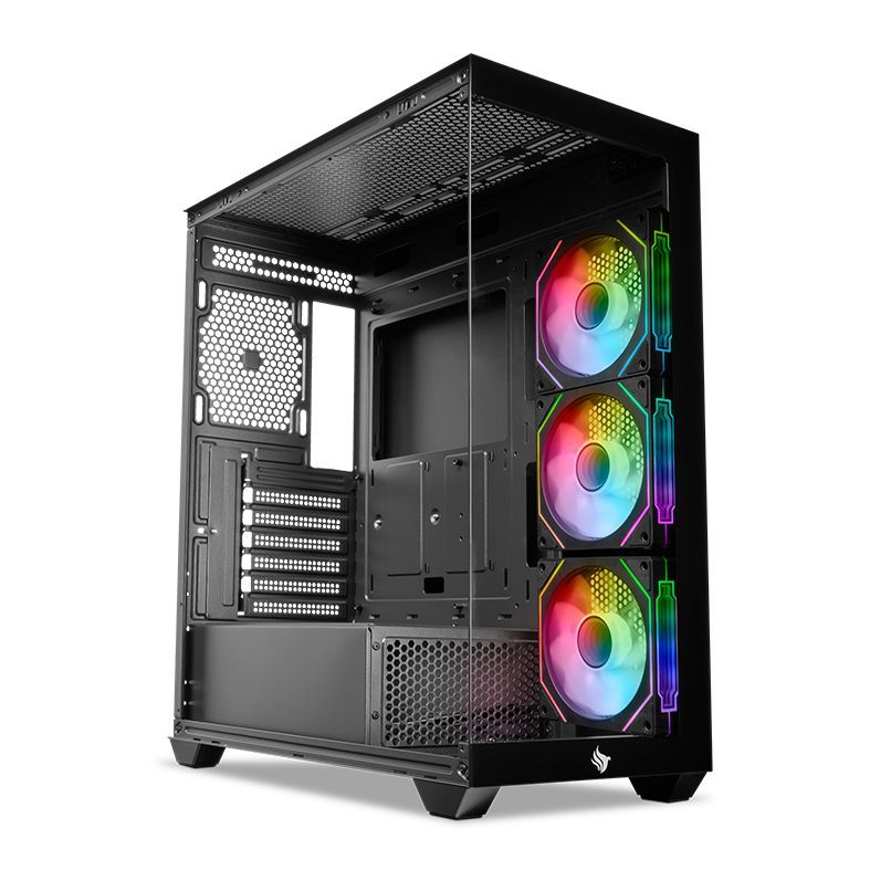 PC Gamer Pichau Poseidon X, AMD Ryzen 7 5700X3D, Radeon RX 7800 XT 16GB, 32GB DDR4, SSD M.2 1TB