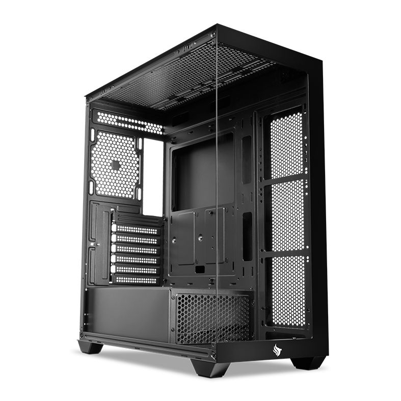 Gabinete Gamer Pichau Pouter 4B, Mid-Tower, Lateral de Vidro, Preto, PG-PO4B-BK