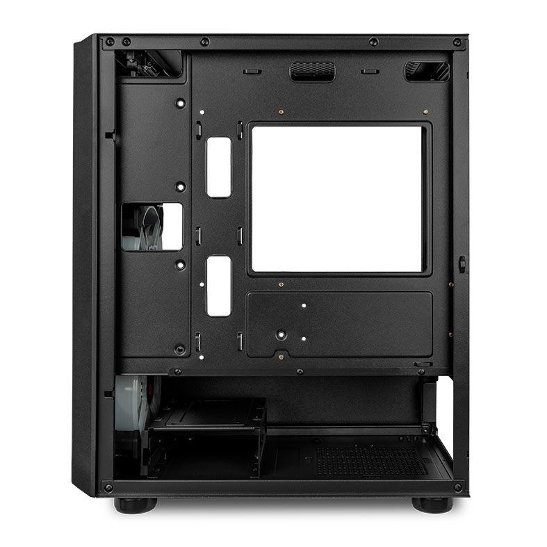 Gabinete Gamer Pichau Pulsar, RGB, Lateral de Vidro, Com 3 Fans RGB, Preto, PG-PSR-BRGB01