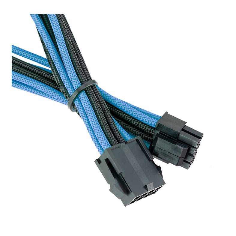 Kit Cabo Sleeved Pichau Gaming Preto/Azul (8P + 2x6+2P + 24P), PG-SCK-AZUL