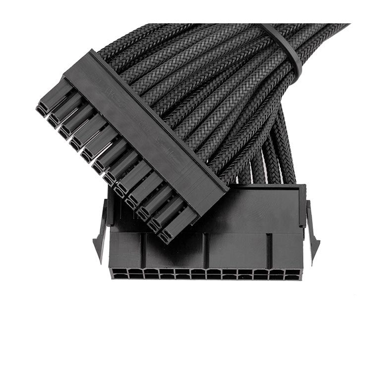 Kit Cabo Sleeved Pichau Gaming CS100, Preto (8P + 2x6+2P + 24P), PG-SCK-PRETO