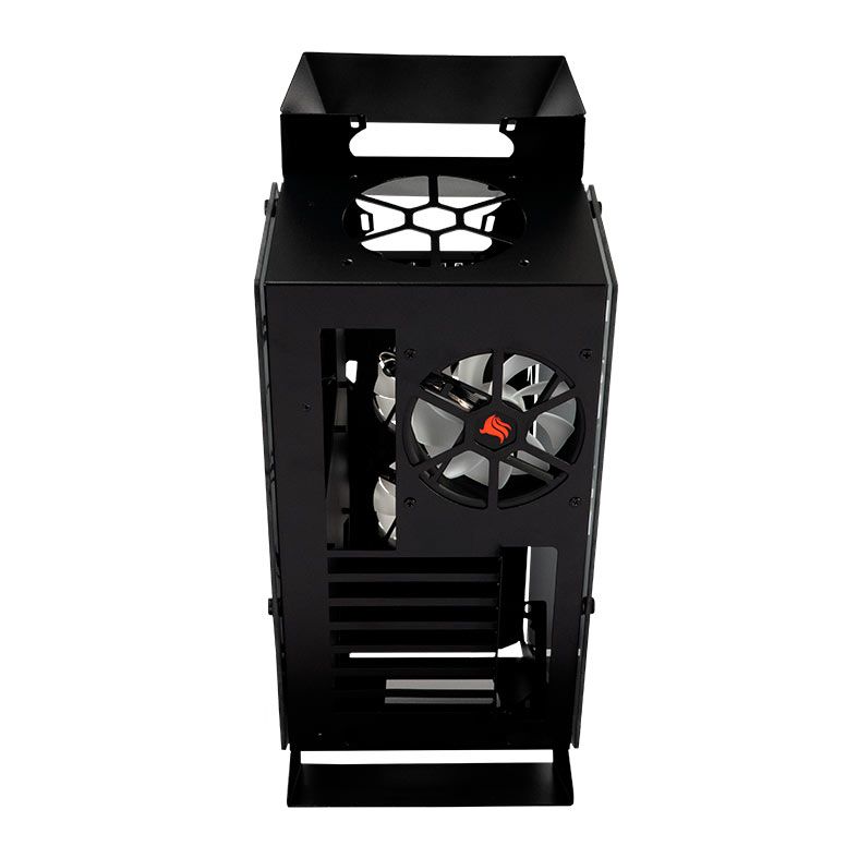 Gabinete Gamer Pichau Seraph, RGB, Mid-Tower, Lateral de Vidro, Com 3 Fans, Preto, PG-SER-BK3F