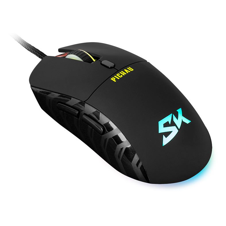 Combo Gamer Pichau Netuno Skorpion 4x1, Teclado Mecanico ABNT2, Mouse 12800DPI, Mousepad Medio, Headset Drivers 50mm, PG-SKP-BLK01