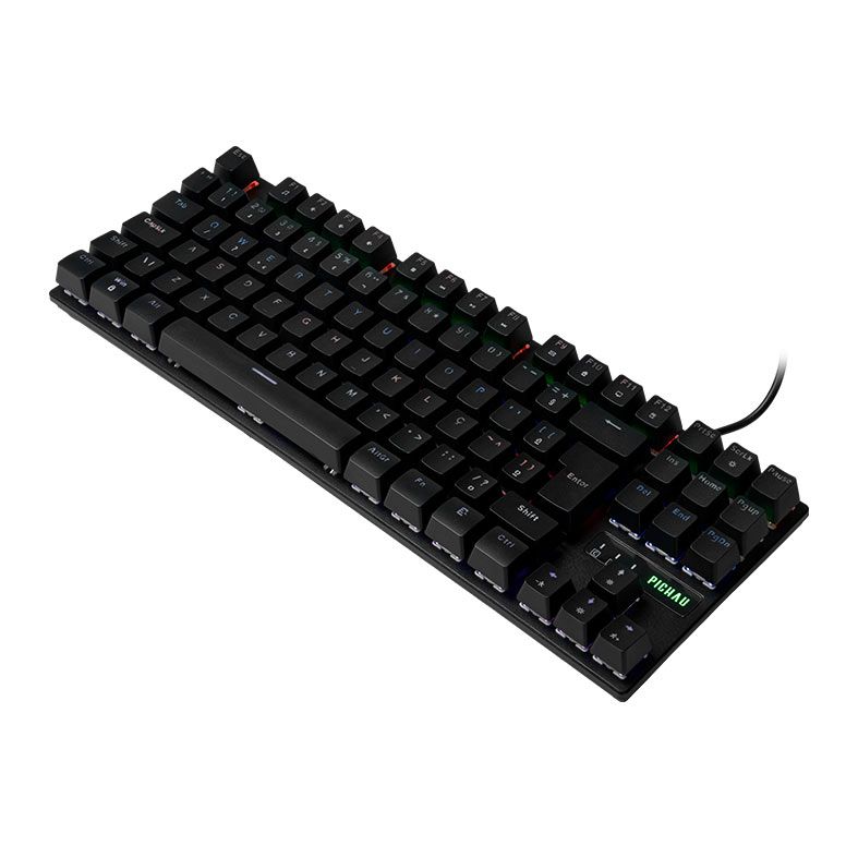 Combo Gamer Pichau Netuno V3 3x1, Teclado Mecanico ABNT2, Mouse 12800DPI, Mousepad Medio, PG-SKPL-BLK01