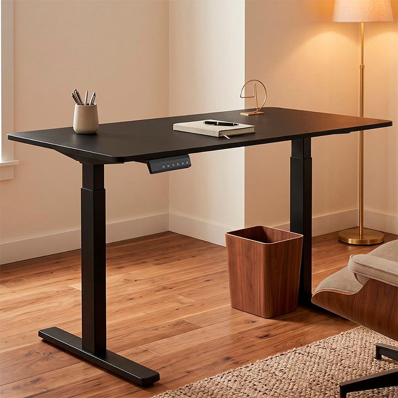 Mesa Pichau Starlift Pro, Com Regulagem de Altura, 140x80cm, Preto