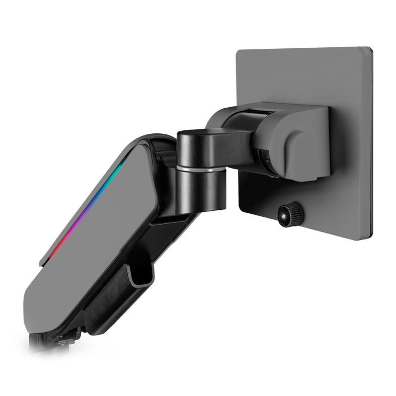 OPENBOX Suporte Articulado Para Monitor Pichau Serpens, 17 Pol a 49 Pol, RGB, Preto e Cinza, PG-SRPGR-RGB01