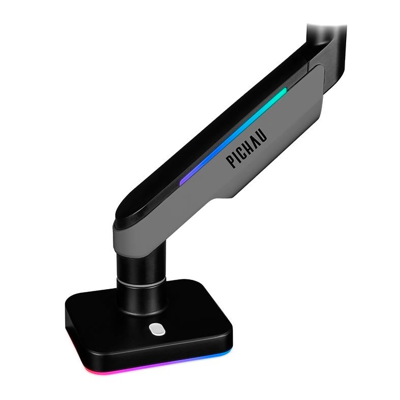 OPENBOX Suporte Articulado Para Monitor Pichau Serpens, 17 Pol a 49 Pol, RGB, Preto e Cinza, PG-SRPGR-RGB01