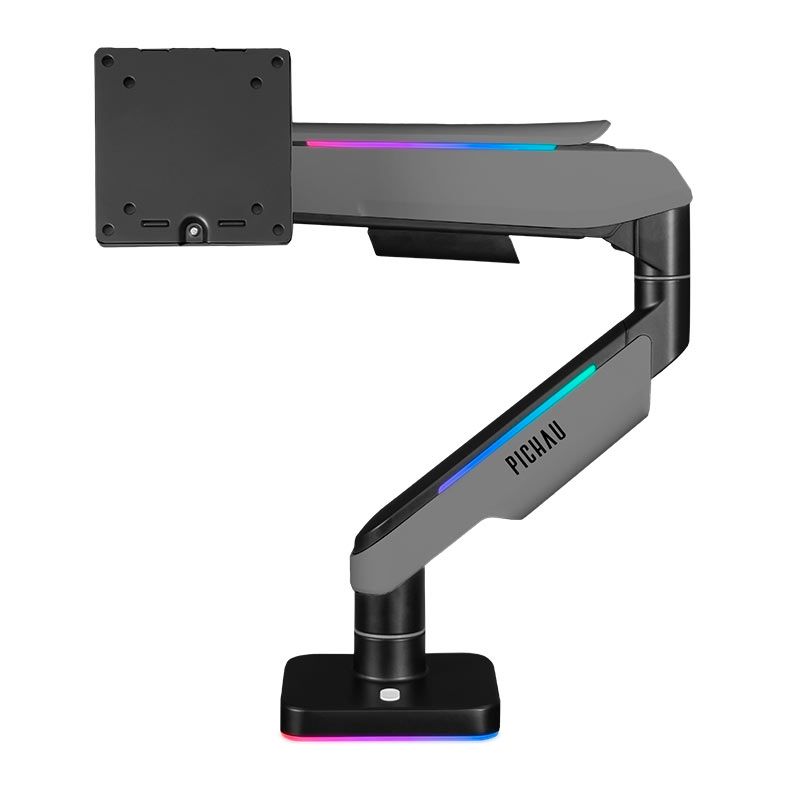 OPENBOX Suporte Articulado Para Monitor Pichau Serpens, 17 Pol a 49 Pol, RGB, Preto e Cinza, PG-SRPGR-RGB01