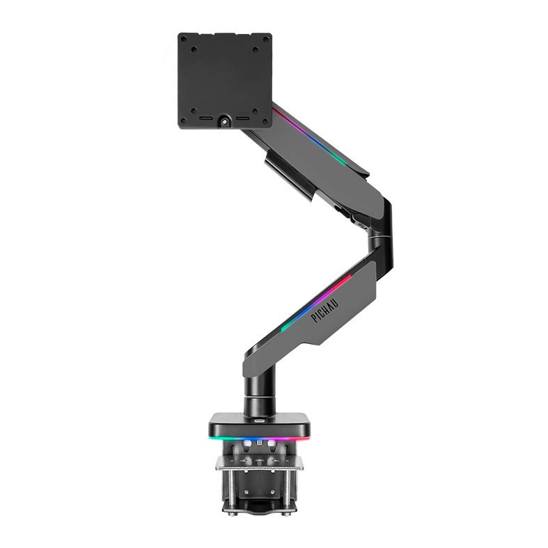 OPENBOX Suporte Articulado Para Monitor Pichau Serpens, 17 Pol a 49 Pol, RGB, Preto e Cinza, PG-SRPGR-RGB01
