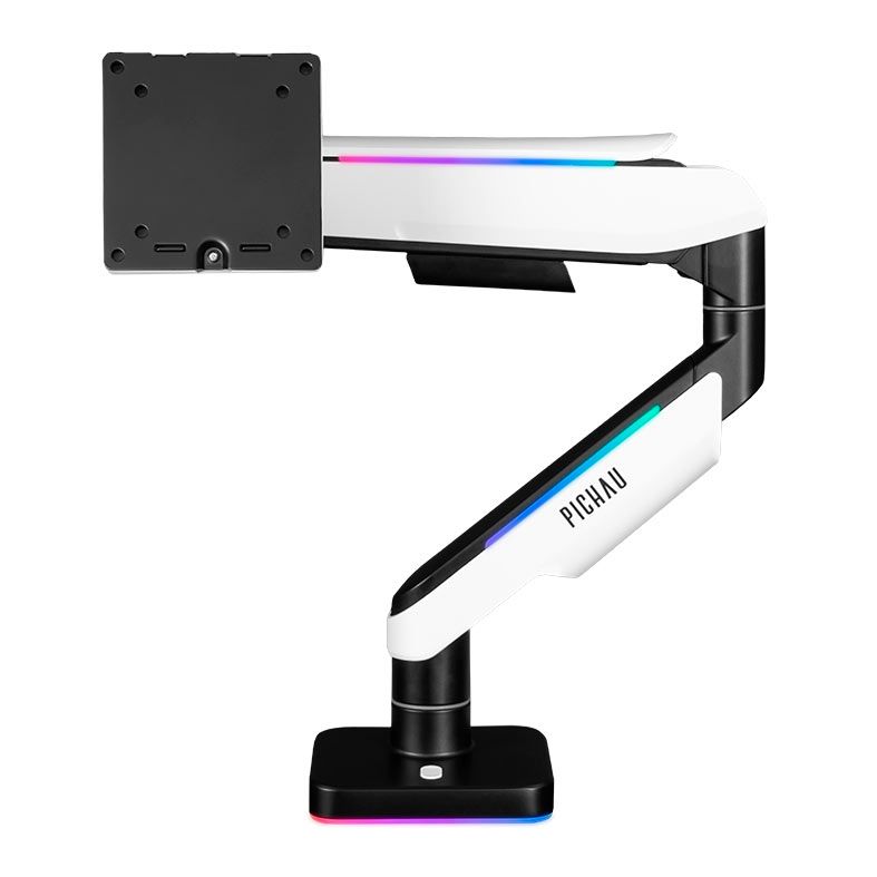OPENBOX Suporte Articulado Com Pistao a Gas Para Monitor Pichau Serpens, 17 Pol. a 49 Pol., RGB, Preto, PG-SRPNS-RGB01