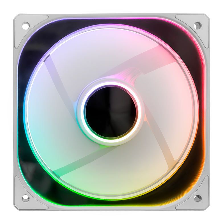 OPENBOX Ventoinha Pichau Sirius, RGB, 120mm, Branco, PG-SRS-WH01