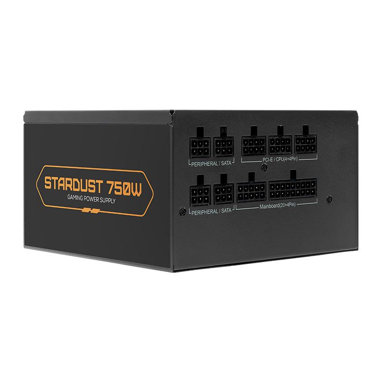 OPENBOX Fonte Pichau Stardust, 750W, Full Modular, Cybenetics Bronze, Preto, PG-ST750-BK01