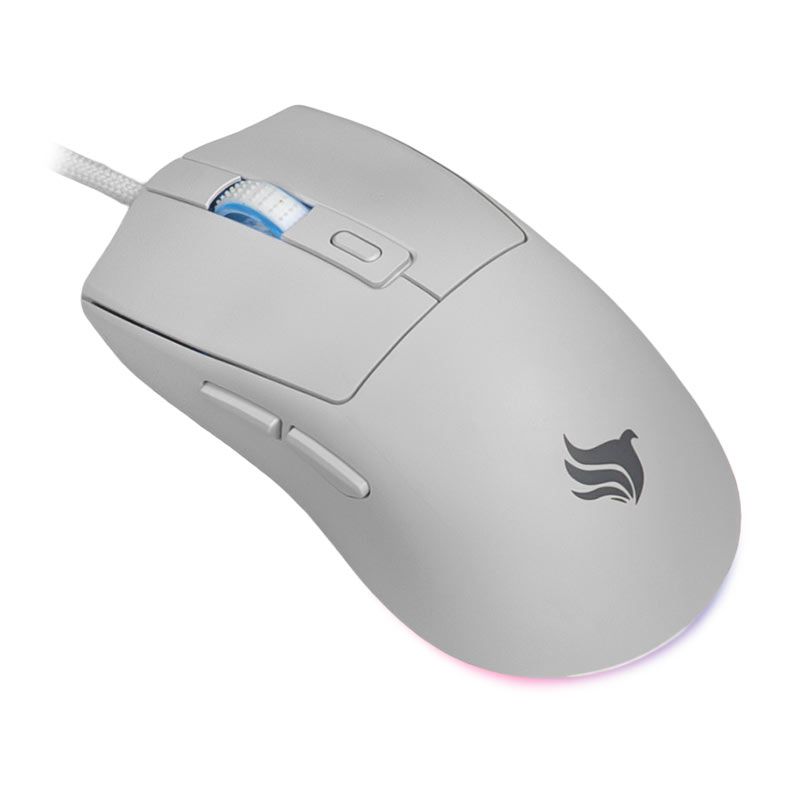 OPENBOX Mouse Gamer Pichau Starwave, RGB, 12400DPI, 6 Botoes, Branco, PG-STW-WH01