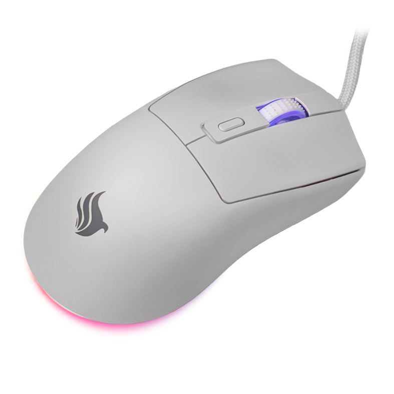 OPENBOX Mouse Gamer Pichau Starwave, RGB, 12400DPI, 6 Botoes, Branco, PG-STW-WH01