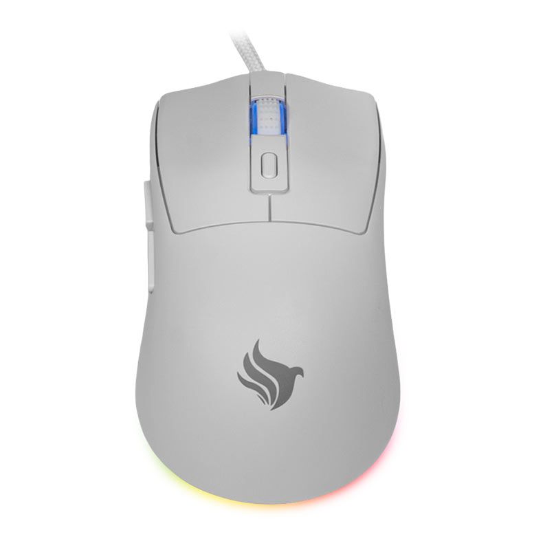 OPENBOX Mouse Gamer Pichau Starwave, RGB, 12400DPI, 6 Botoes, Branco, PG-STW-WH01