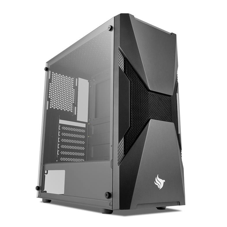 Gabinete Gamer Pichau Trooper Vidro Temp Preto, PG-TRO1-FL