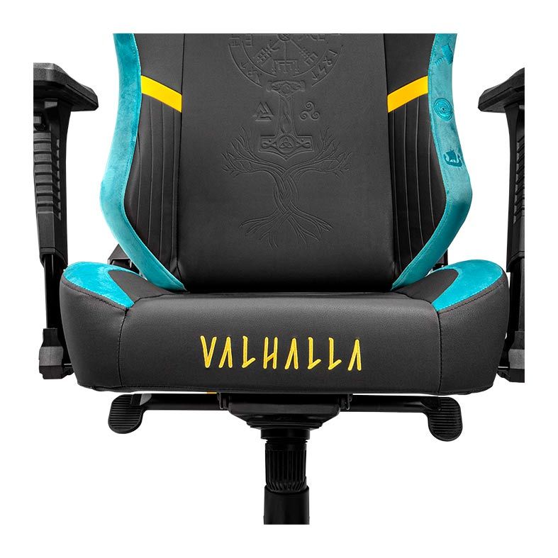 Cadeira Gamer Pichau Valhalla, Preto e Azul, PG-VHL-BK01