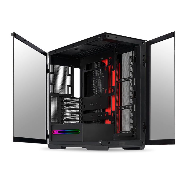 Gabinete Gamer Pichau Voyager One, Full-Tower, Lateral de Vidro, Com 1 frontal, Preto, PG-VY1-BK