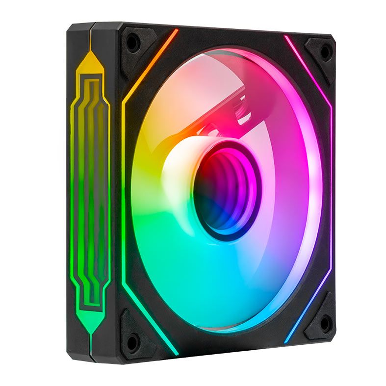 OPENBOX Kit Ventoinhas Pichau Wave P1, ARGB, 3x120mm, Preto, PG-WPRGB-BK01