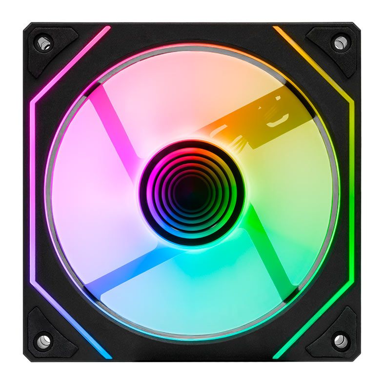 OPENBOX Kit Ventoinhas Pichau Wave P1, ARGB, 3x120mm, Preto, PG-WPRGB-BK01