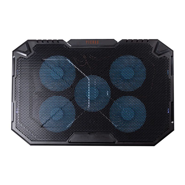 Base Para Notebook Pichau X-Gamma Com 5 Fans, RGB, Preto, PG-XGM-RGB01
