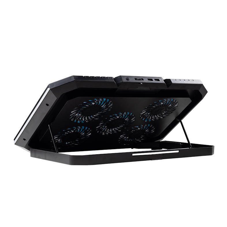 Base Para Notebook Pichau X-Gamma Com 5 Fans, RGB, Preto, PG-XGM-RGB01