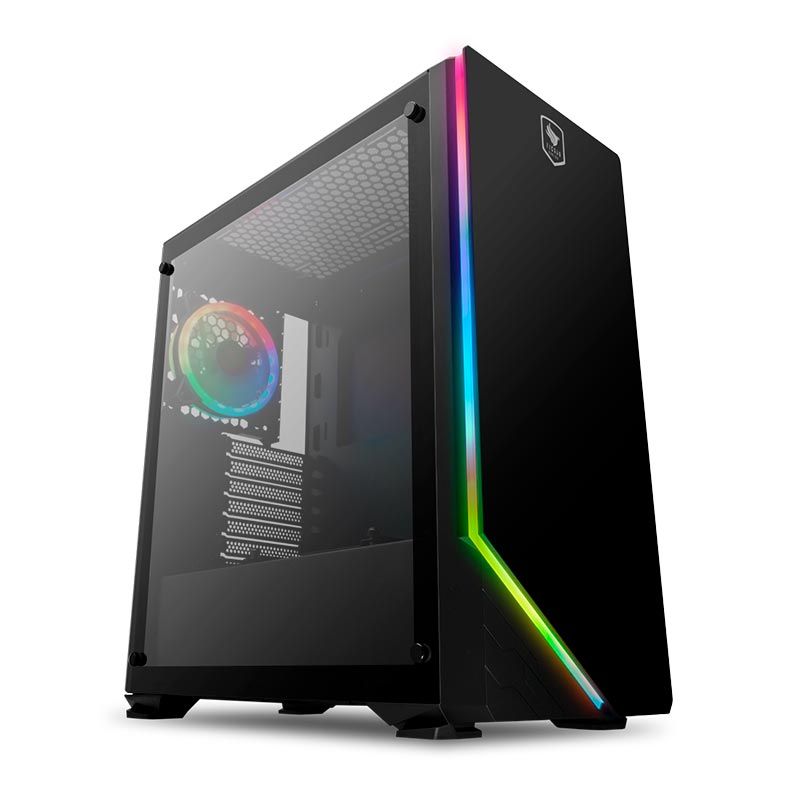 Gabinete Gamer Pichau Archangel RGB, Lateral e Frontal Vidro Temp, PGA-01-RGB
